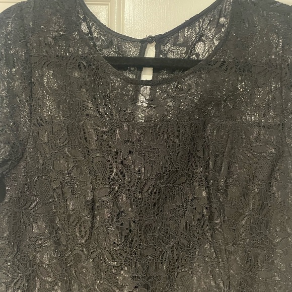 Adrianna Papell Lace peplum evening dress - Picture 6 of 6